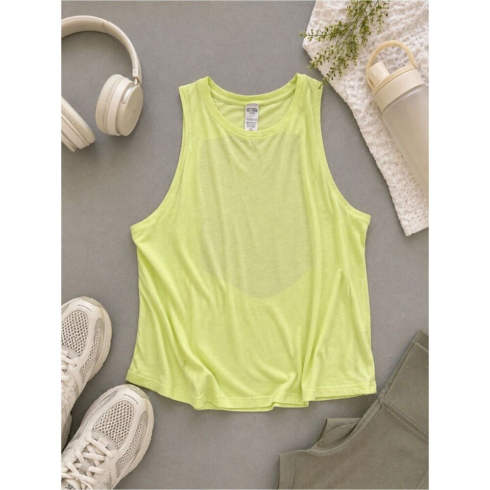 Victoria Sport Victoria’s Secret Open Back Tank Top Medium Athletic Workout Gym
